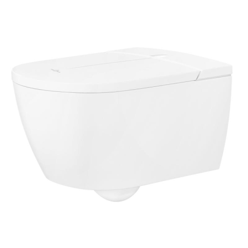 Villeroy & Boch ViClean-I 100 perem nélküli WC csésze, bidéfunkciós WC ülőkével V0E100R1