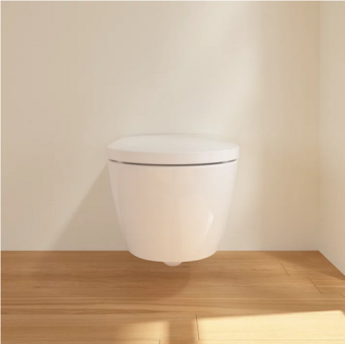 Villeroy & Boch ViClean-I 100 perem nélküli WC csésze, bidéfunkciós WC ülőkével V0E100R1