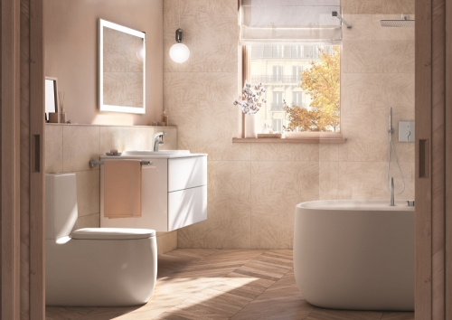 Roca Beyond 80 cm fürdőszoba bútor mosdóval, fényes fehér A851357806