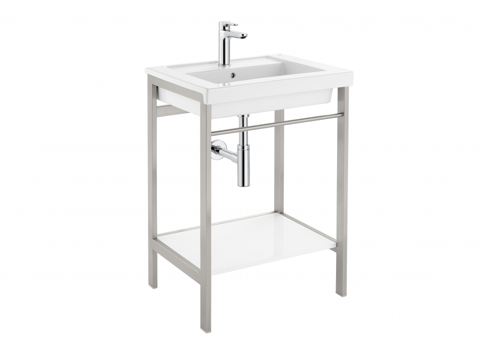 Roca Prisma 60 cm mosdótartó keret, rozsdamentes acél A856746001