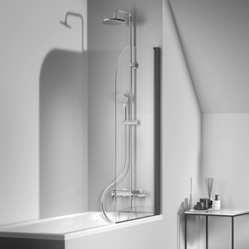 Ideal Standard Cerafine O zuhanyrendszer kádtöltővel hosszú felszállócsővel, króm BC749AA