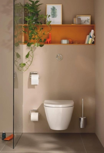 AREZZO design NORO fali wc kefe tartó, króm AR-1500100