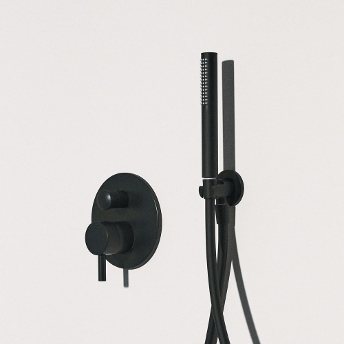 Ideal Standard Idealrain fali könyök kézizuhany tartóval, silk black BC807XG