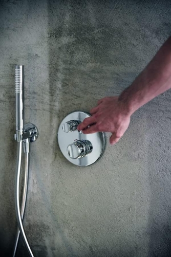 Ideal Standard Idealrain fali könyök kézizuhany tartóval, króm BC807AA