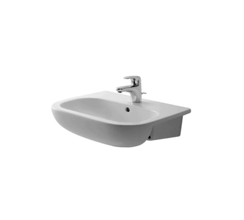 Duravit D-Code 55x44 cm félig beépíthető mosdó, fehér 0339550000 (K)