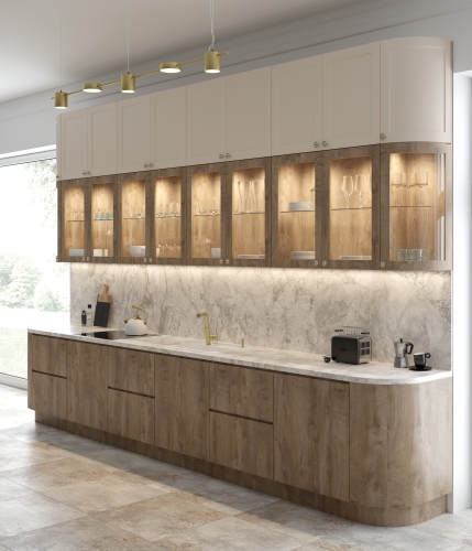 Deante Silia mosogató csaptelep kihúzható kifolyóval, szálcsiszolt arany BQS_R73M