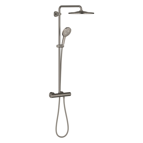 Grohe Rainshower SmartActive 310 termosztátos zuhanyrendszer, Brushed Hard Graphite 26836AL0