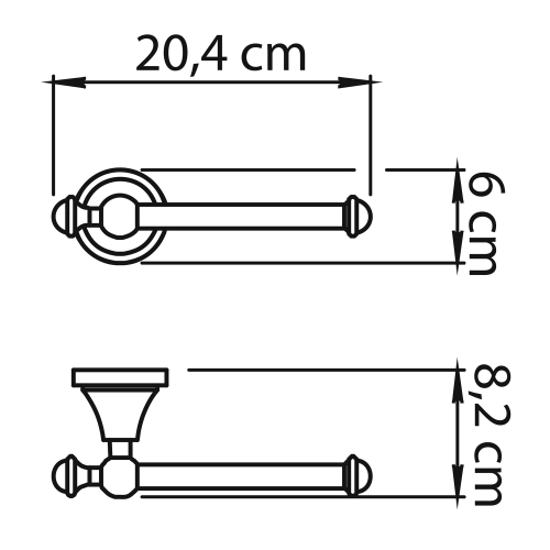 Sapho NEVIS WC-papírtartó, króm NV2413