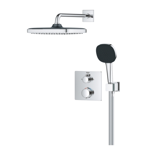 Grohe Precision Thermostat falsík alatti zuhanyrendszer Vitalio Comfort 250 fejzuhannyal 34882000