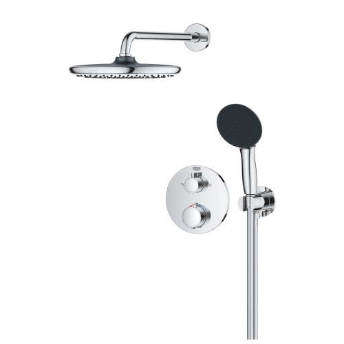 Grohe Precision Thermostat falsík alatti zuhanyrendszer Vitalio Start 250 fejzuhannyal 34883000