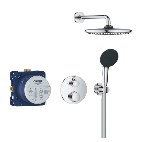 Grohe Precision Thermostat falsík alatti zuhanyrendszer Vitalio Start 250 fejzuhannyal 34883000