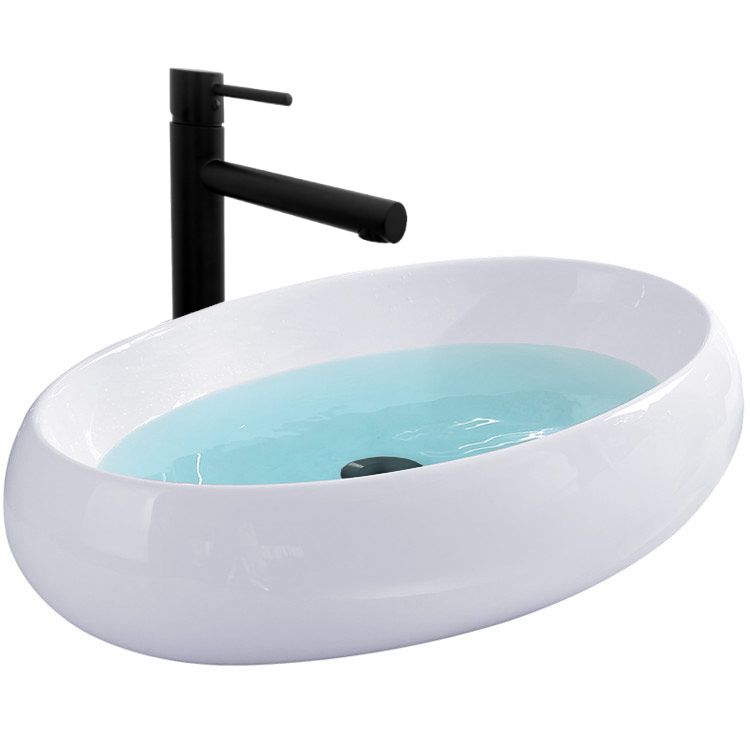 Rea Melania 60x40,5 cm pultra ültethető mosdó, fehér REA-U0656