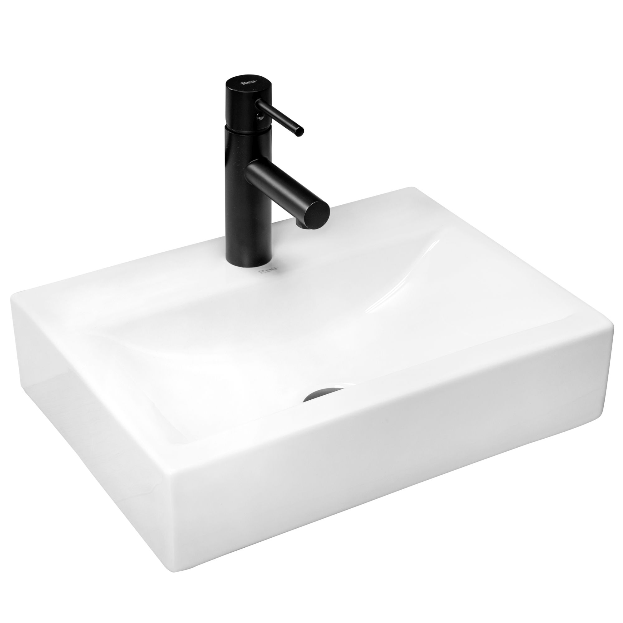 Rea Xara 46x33 cm pultra ültethető mosdó, fehér REA-U0140