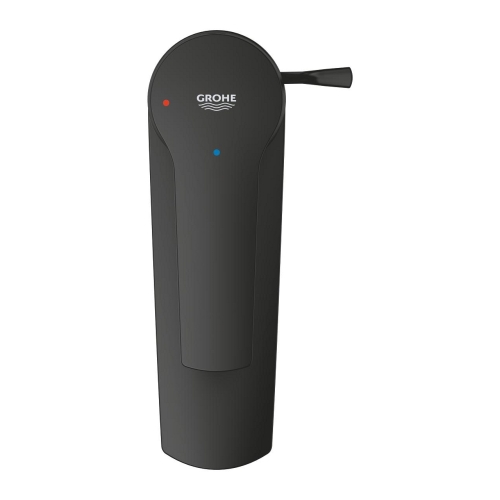 Grohe Start egykaros mosdócsaptelep S-es méret húzórudas leeresztővel Cool Startos, matt fekete 311372432