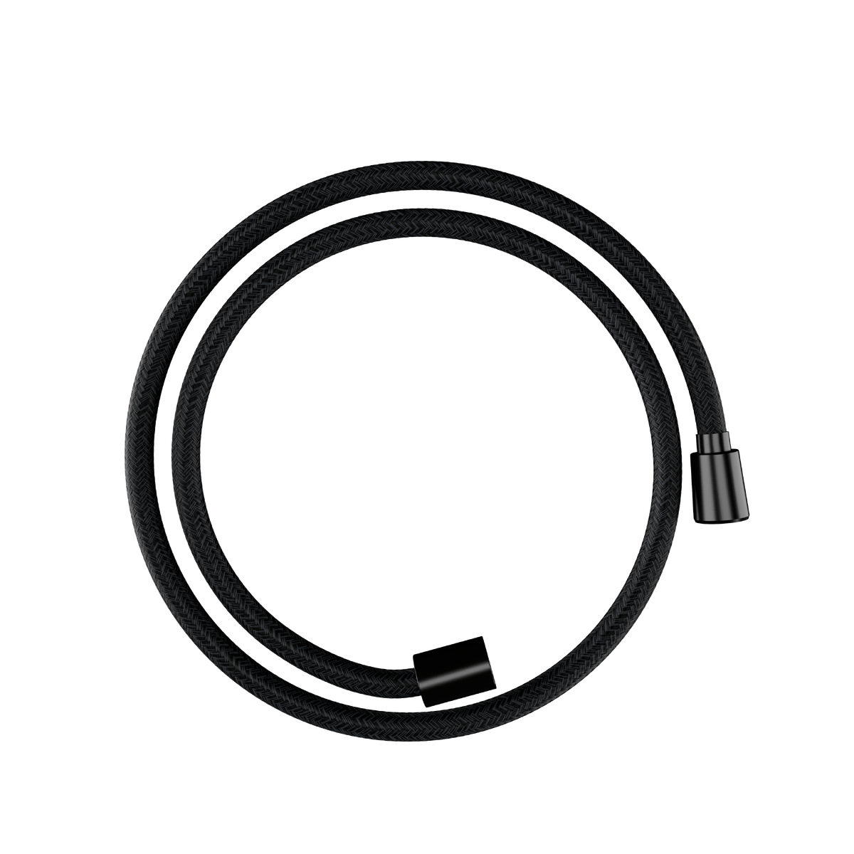 Hansgrohe Designflex 1,25 m textilszálas zuhanycső, szálcsiszolt fekete króm 28220340