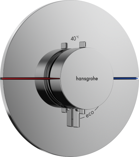 Hansgrohe ShowerSelect Comfort S falsík alatti termosztát mennyiségszabályozóval, króm 15559000