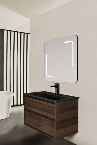 Ideal Standard Connect Air 80 cm fali mosdótartó szekrény 2 fiókkal, dió R0474NE