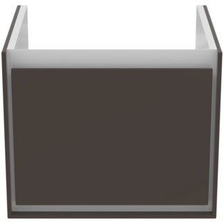 Ideal Standard Connect Air Cube 48 cm fali mosdótartó szekrény 1 fiókkal, matt sötétbarna E0844VY