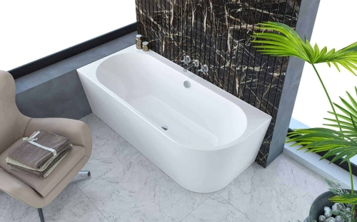 Kolpa-San Dream SP falhoz állítható fürdőkád 180x80 cm, jobbos 574370