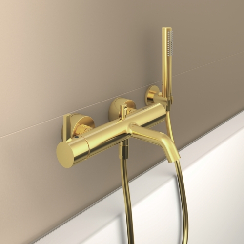 Ideal Standard JOY fali kádtöltő csaptelep, szálcsiszolt arany BC786A2