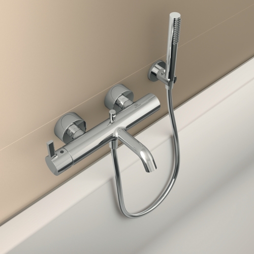 Ideal Standard JOY fali kádtöltő csaptelep zuhanyszettel, króm BC787AA