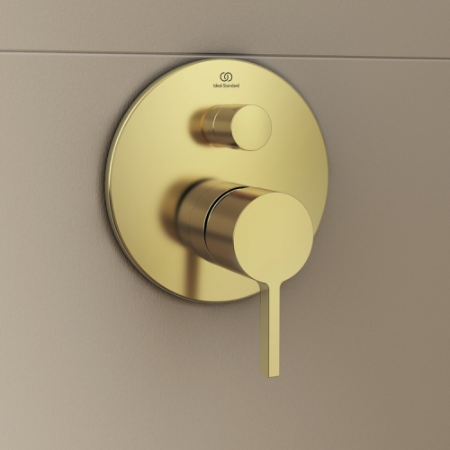 Ideal Standard JOY falsík alatti kád-zuhany csaptelep, szálcsiszolt arany A7383A2
