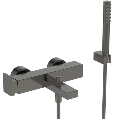 Ideal Standard EXTRA fali kádtöltő csaptelep zuhanyszettel, magnetic grey BD514A5