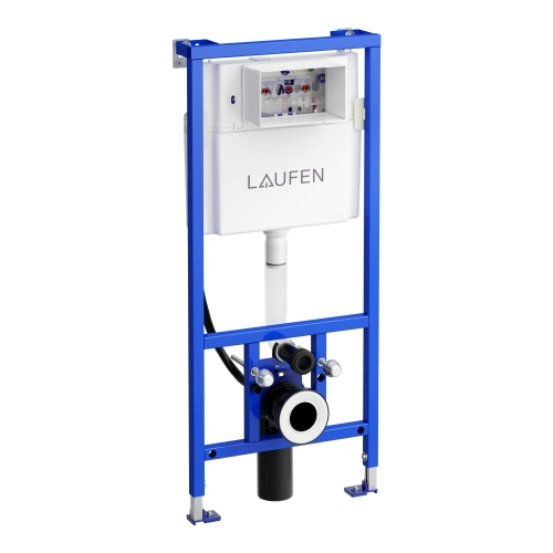 Laufen Naiva okos wc szett, matt fehér wc csésze fehér nyomólappal SZP-LA16, (H8206017570001, H8946660000001, H8956610000001)