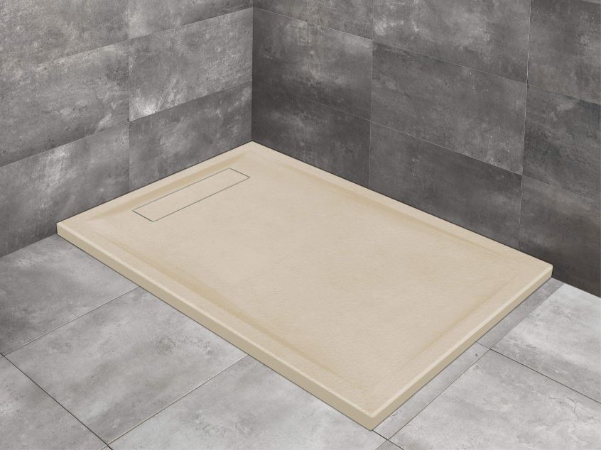Radaway Doris F 170x80 szögletes öntöttmárvány zuhanytálca, beige DF1780-55