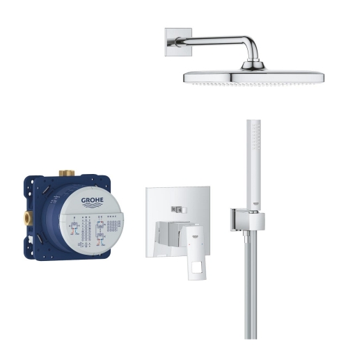 Grohe Eurocube falsík alatti zuhanyrendszer Tempesta 250 Cube fejzuhannyal 25289000