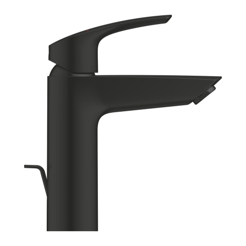 Grohe Eurosmart egykaros mosdócsaptelep automata leeresztővel M-es méret, matt fekete 233222433