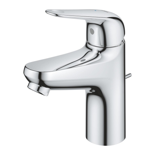 Grohe Euroeco Cold Start-os egykaros mosdócsaptelep automata leeresztővel S-es méret, króm 24257001