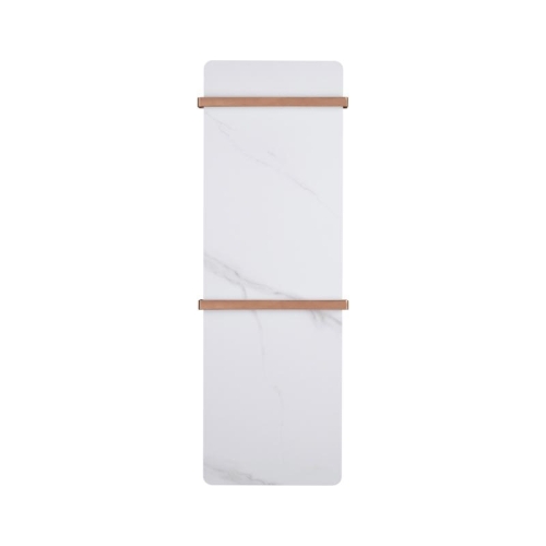 AREZZO design STONELINE 90x30 cm elektromos törölközőszárító radiátor, kőhatású fehér AR-SL900300W