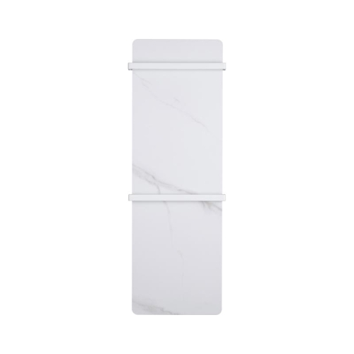 AREZZO design STONELINE 90x30 cm elektromos törölközőszárító radiátor, kőhatású fehér AR-SL900300W