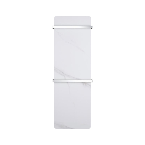 AREZZO design STONELINE 90x30 cm elektromos törölközőszárító radiátor, kőhatású fehér AR-SL900300W
