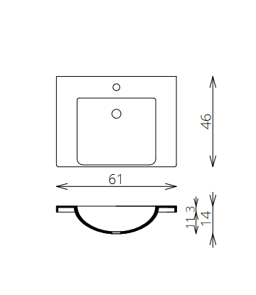 Tboss Ohana 60 alsószekrény mosdóval (több színben)