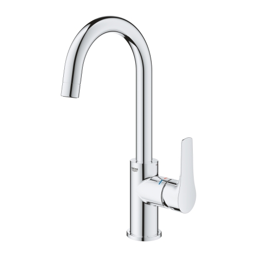 Grohe Eurosmart egykaros mosdócsaptelep L-es méret klikk-klakkos leeresztővel, króm 23970003