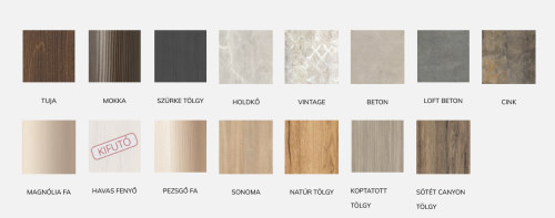 Tboss Finix F140 2A kiegészítőszekrény jobbos nyitással (több színben)