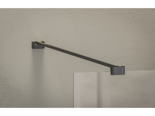 Ravak Air Wall 120 cm Walk-In zuhanyfal Transparent üveggel, fekete GW9WG0300Z1C