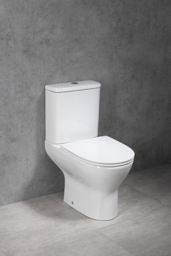 Sapho BRUCKNER DARIO Slim Soft Close WC-ülőke, fehér 301.403.4