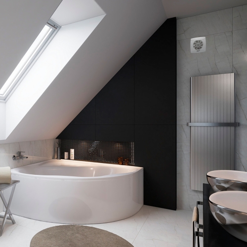 Cata UC-10 Timer ventilátor utószellőztető funkcióval, fehér 01200100