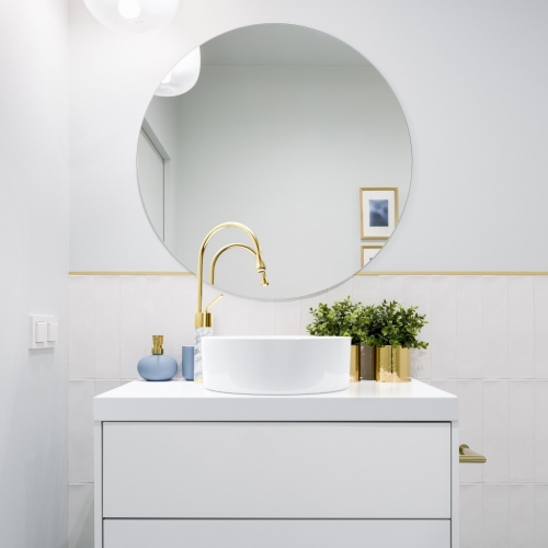 Invena Keto pultra ültethető mosdó 42 cm, fehér CE-14-001-C