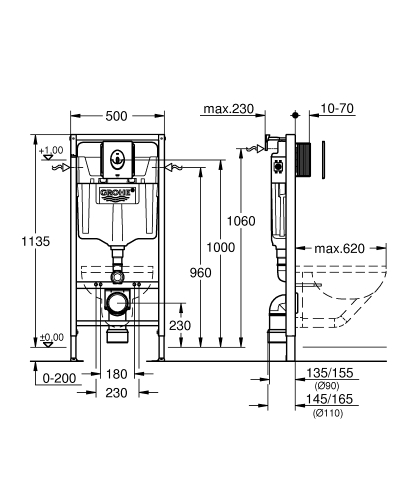 Grohe Grohe Solido 3 az 1-ben WC szett 39883000