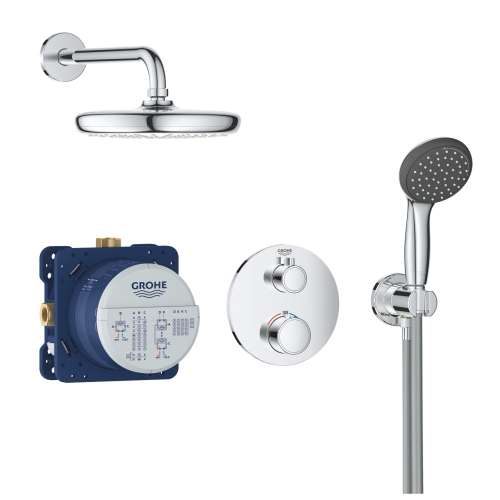 Grohe Precision Trend Vitalio Start 210 falsík alatti zuhanyrendszer, króm 34733002