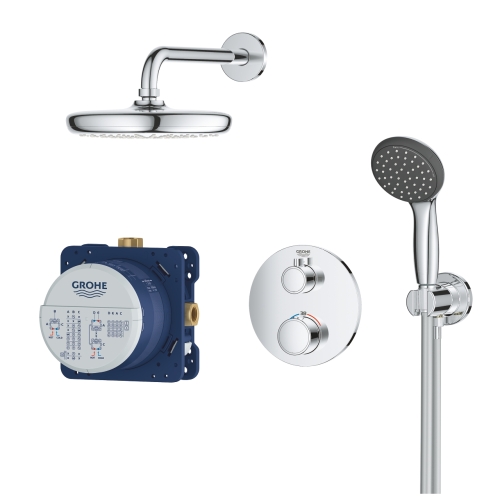 Grohe Precision Trend Vitalio Start 210 falsík alatti zuhanyrendszer, króm 34733002