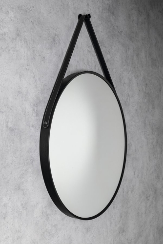 Sapho AQUALINE STAGO 60 cm tükör, matt fekete SG065