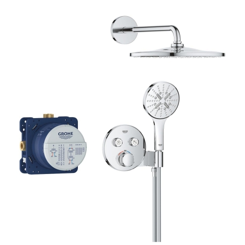 Grohe Grohtherm SmartControl falsík alatti zuhanyrendszer Rainshower Mono 310 fejzuhannyal, króm 34866000