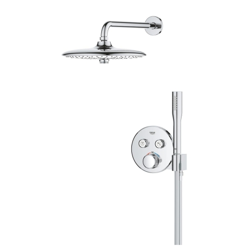 Grohe Grohtherm SmartControl falsík alatti zuhanyrendszer Euphoria 260 fejzuhannyal, króm 34867000