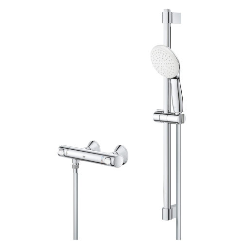 Grohe Grohtherm 500 termosztátos zuhanycsaptelep zuhanyszettel, króm 34796001