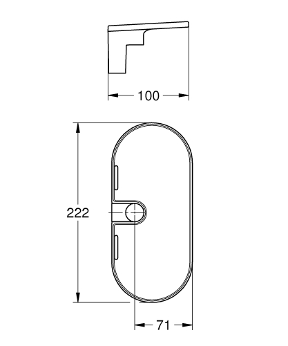 Grohe Tempesta GROHE EasyReach polc 26770001